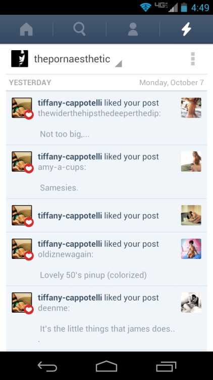 thepornaesthetic:  Tiffany Cappotelli likes porn pictures