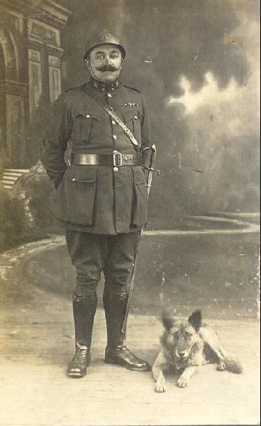 belgian soldier and his dog world war one