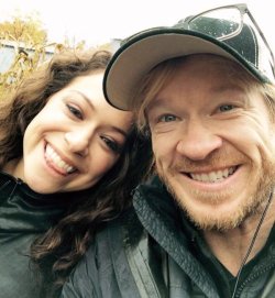 arimillendaily:  Tatiana Maslany and John