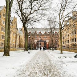 atlantic-saints:Yale in Winter. New Haven,