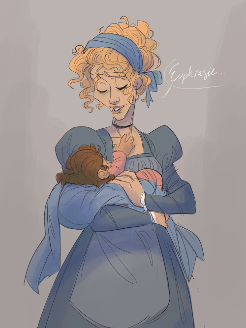 cnsdrawin:cosette and fantine 