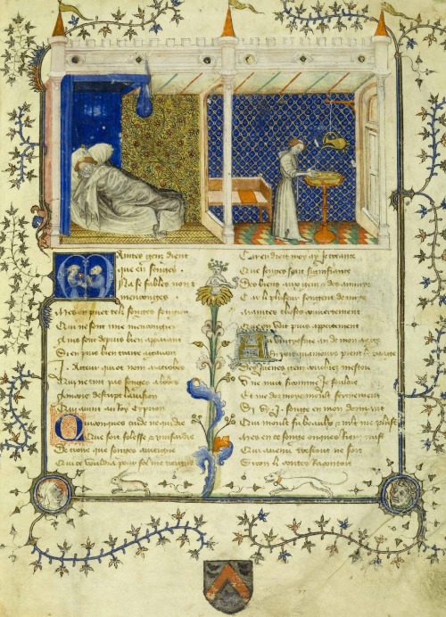 Miniature from “Le Roman de la Rose” by the Master of the Policratique, 1390 France