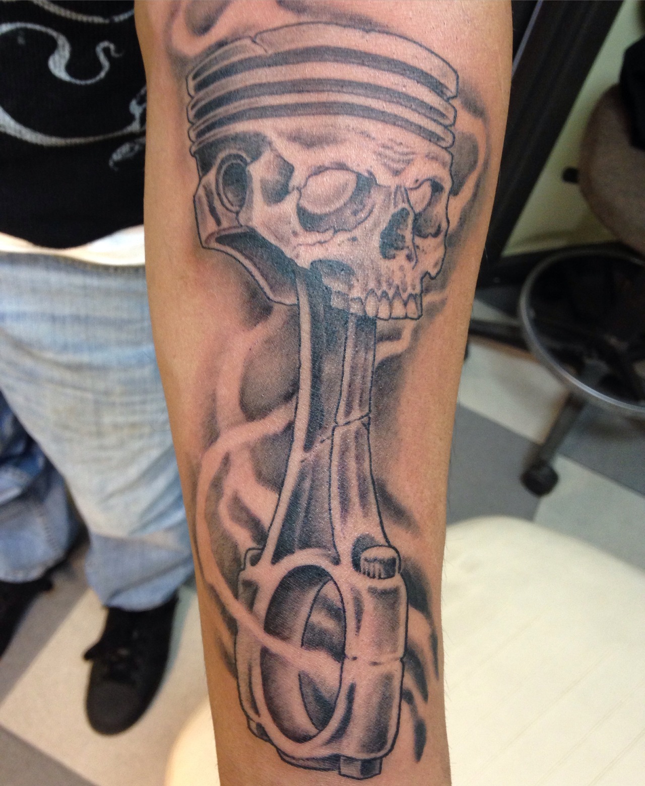 Octo skull tattoo by Ben Kaye  Post 18634