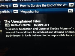 Oh, Science Channel&hellip; What have they done to you?