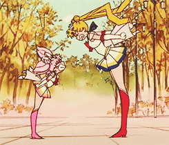 thunderfoxjt:  multiscales:  Usagi and Chibiusa Swapping Ages  is it just me, or in the 2nd gif, Usagi is point out why the heck Chibiusa has bigger boobs than her old self?   < |D’‘‘