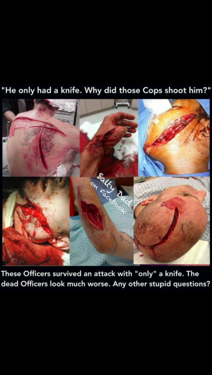 germansdoitbetter19: Pay attention. One determined individual with a weapon, any weapon is dangerous. If unchecked often deadly. OSU, San Francisco, st. Paul and lest we forget the high jackers that took the towers determined individuals with knives.