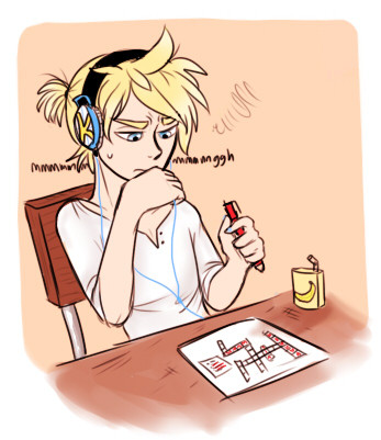 i like to think len is a p smart kid and sometimes he does super hard crossword puzzles