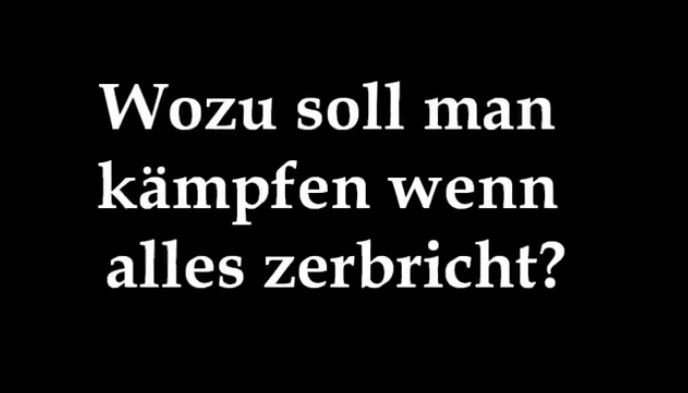 Das Leben zieht an mir vorbei.