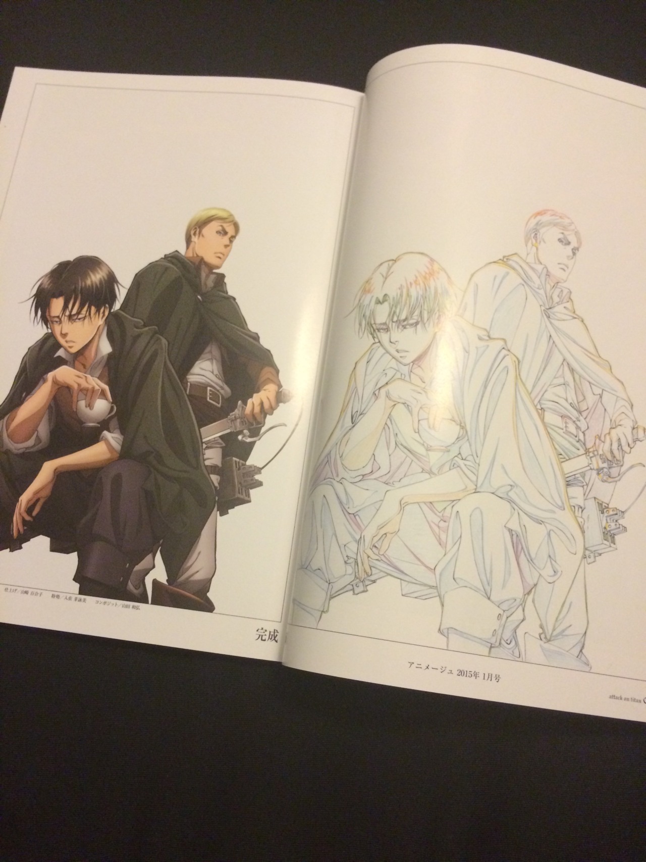 Today the 2nd volume of WIT STUDIO’s Shingeki no Kyojin 1st Season Illustrations