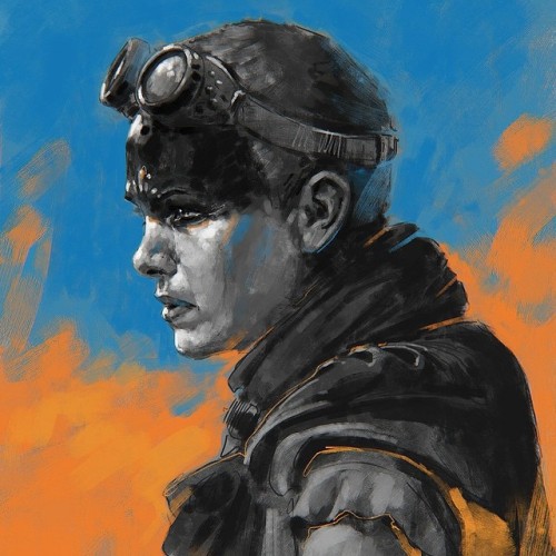 daniellanderman:Furiosa. #madmax #furyroad #photoshop #digital #portrait #Sketching #charlizetheron 