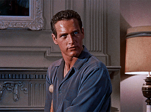 bruceswaynes:  PAUL NEWMAN in Cat on a Hot Tin Roof (1958)dir. Richard Brooks
