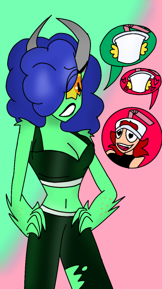 I Did Draw From @kodaboda-ch33se And Her Oc I Did My Best With The Color Of Light And Dark So Yeah I