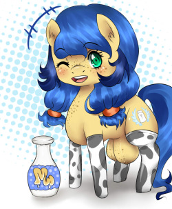 ming3:  Milky Way &gt;w&lt;  COW Stockings! So Cute