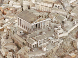 booksnbuildings:  Scale model of ancient