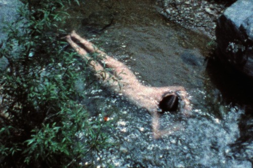 Ana Mendieta, Creek, 1974. Super 8 Film. © The Estate of Ana Mendieta Collection, LLC.,Courtesy Gale