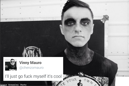 suckmybalz:  Motionless In White + tweets part 2 // part 1 // text posts