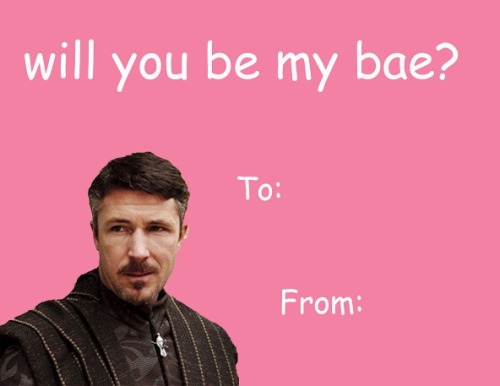 blackfire5561:  So I made some really awful Game of Thrones Valentines