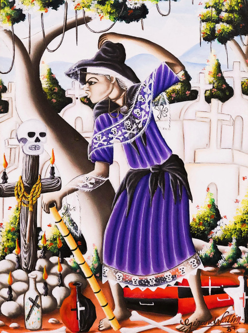 Walking Voodoo. Gerard Valcin (1924-1988, Port-au-Prince, Haiti) Bibliothque Infernale On FB