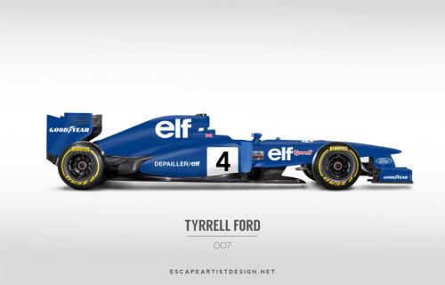 roadworthyy:  that911:  Modern F1 cars in retro liveries  Source: Motorsportretro.com  So fucking nice oh the mclaren