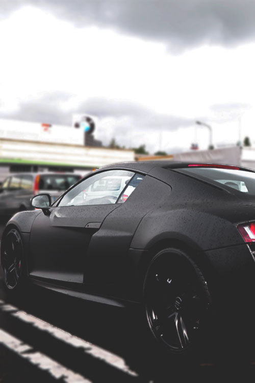 dream-villain:  Matte Black Audi 
