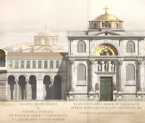 almaisan:Antoine HelbertReconstruction, plans, elevations and sections of Byzantine monuments; Const