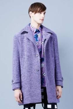 luxe-menswear:  Bouclette Blended Wool Coat