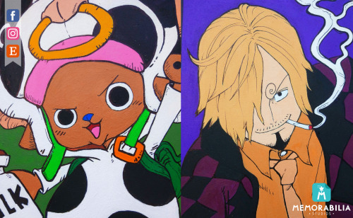 Acrylic on Wood with One Piece Characters by Matt! ^_^Made some years ago for an exam!“I reall