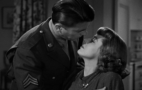 No, permanently.RONALD REAGAN and ELEANOR PARKER in THE VOICE OF THE TURTLE (1947)