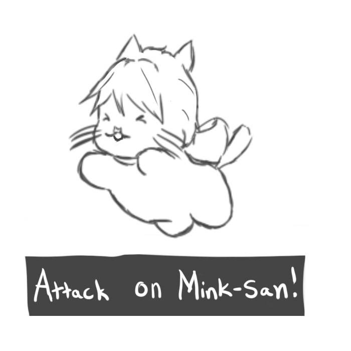 yakuza-trash:   Please don’t eat me  Aoba’s cat Clear messes with the biggest