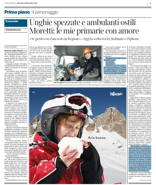 Corriere della Sera 30 Novembre 2014