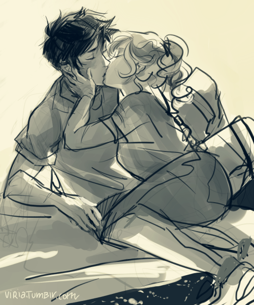 viria:  wow I have finally had time to draw at least something;___; 