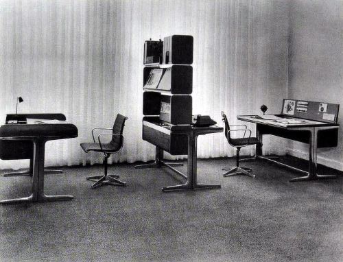 Herman Miller’s “Action Office” designed by Robert Propst. 1964.