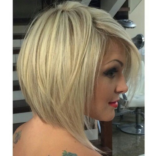 Cute short blonde bob haircuts