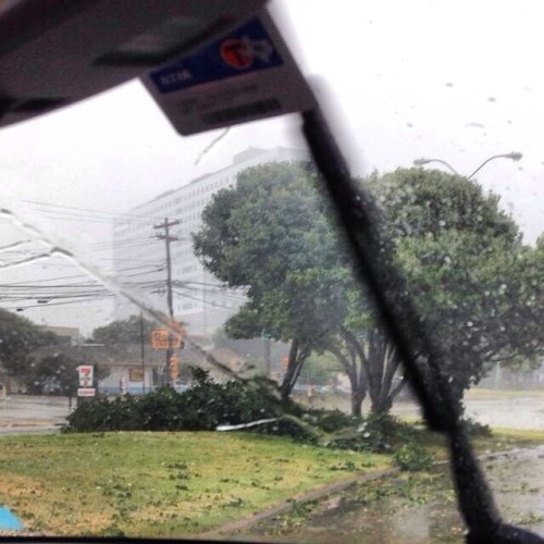 Damn nature! You scary!☔️⚡️ (at North Dallas, Dallas, Texas)