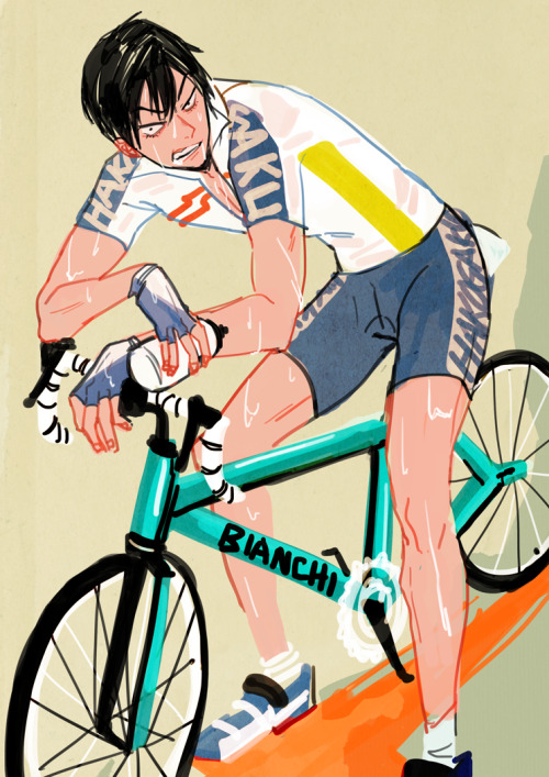 moobiess:Pedal with me #Yowamushi pedal#shinkai hayato#yasutomo arakita