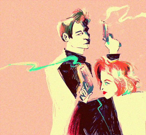 piglitzart:i started watching the x-files and im so in love!