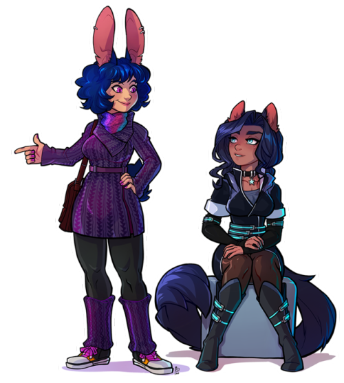 Preposed commissions done for @wildstarbunny, from which Bun is used in Retromissile’s incredible li