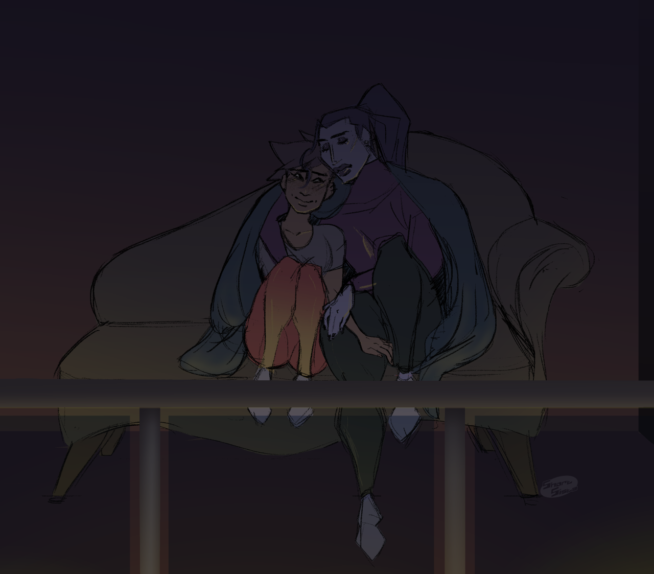 shortsista:A trade I did for @redcap3‘s fic Quantum Embodiment  (Which is amazing