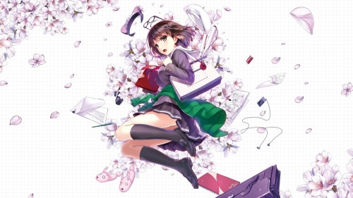 katou megumi megane misaki kurehito saenai heroine no sodatekata seifuku wallpaper | #316630 | yande.re