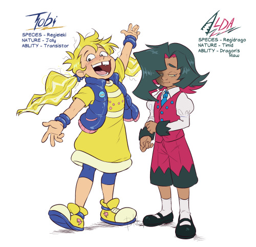 It is them!! Finally introducing Tobi and Alda, adoptive daughters of Wanda and her wife Lilian! Wel