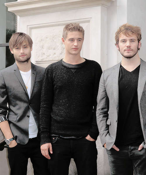 Douglas Booth, Max Irons and Sam Claflin at a photocall for “The Riot Club” on September