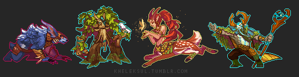 kheleksul: See a theme for these pixels? ;D  I’m noticing a size creep in these