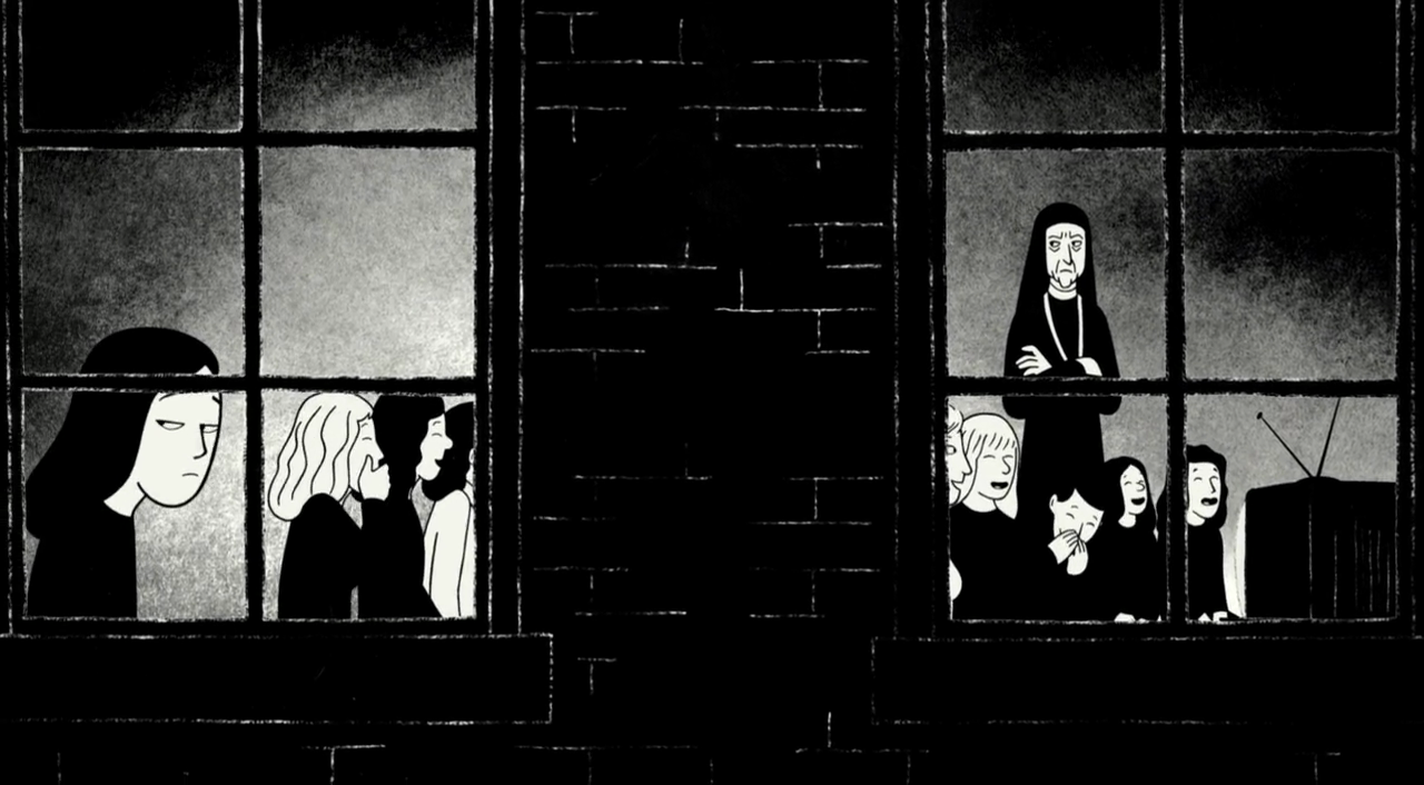 artsycinema:Persepolis (2007) by   Vincent Paronnaud &amp; Marjane Satrapi