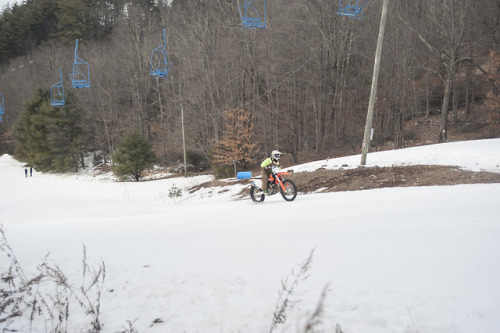 Practice runs from the Appalachian Moto Jam Snow Hill Climb. 1/27/18