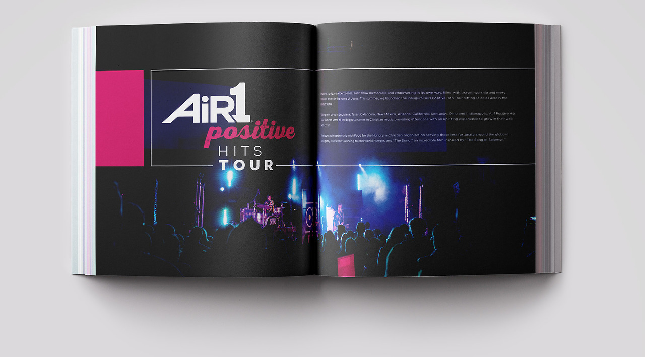 This is the Air1 Year in Review book I produced to tell the story of what God is doing in and through Air1 in 2014.