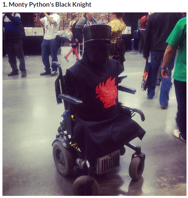dorkly:  15 People Who Turned Wheelchairs Into Amazing Cosplay For more photos, click