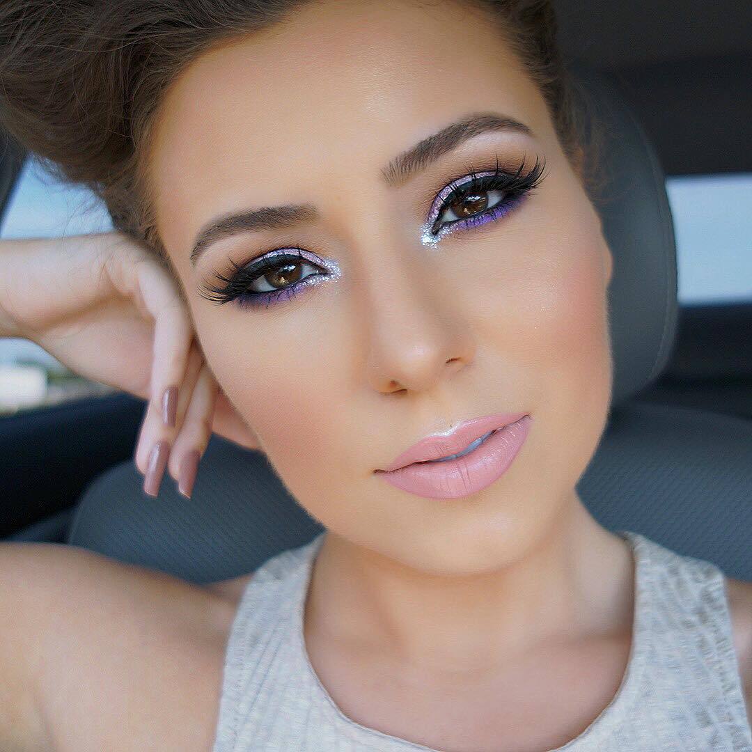 makeupbyrosexoxo:  #carselfie 😊 lips are @toofaced Naked Dolly with Mac lip liner