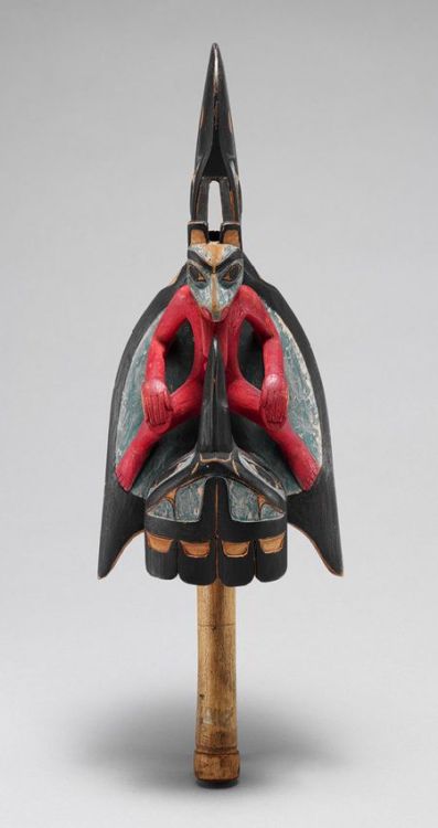 Raven Rattle19th centurySkidegate, British Columbia; HaidaCedar, pebbles, polychrome