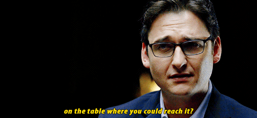 james “yes i put a loaded gun on the table”      wesley. 