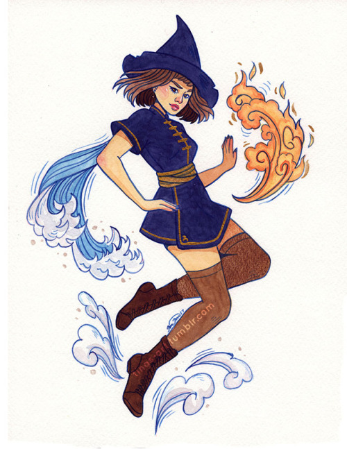 E for Elemental Witch!Heavily inspired by Legend of Korra lol